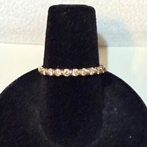 14K Rose Gold and Diamond Anniversary band